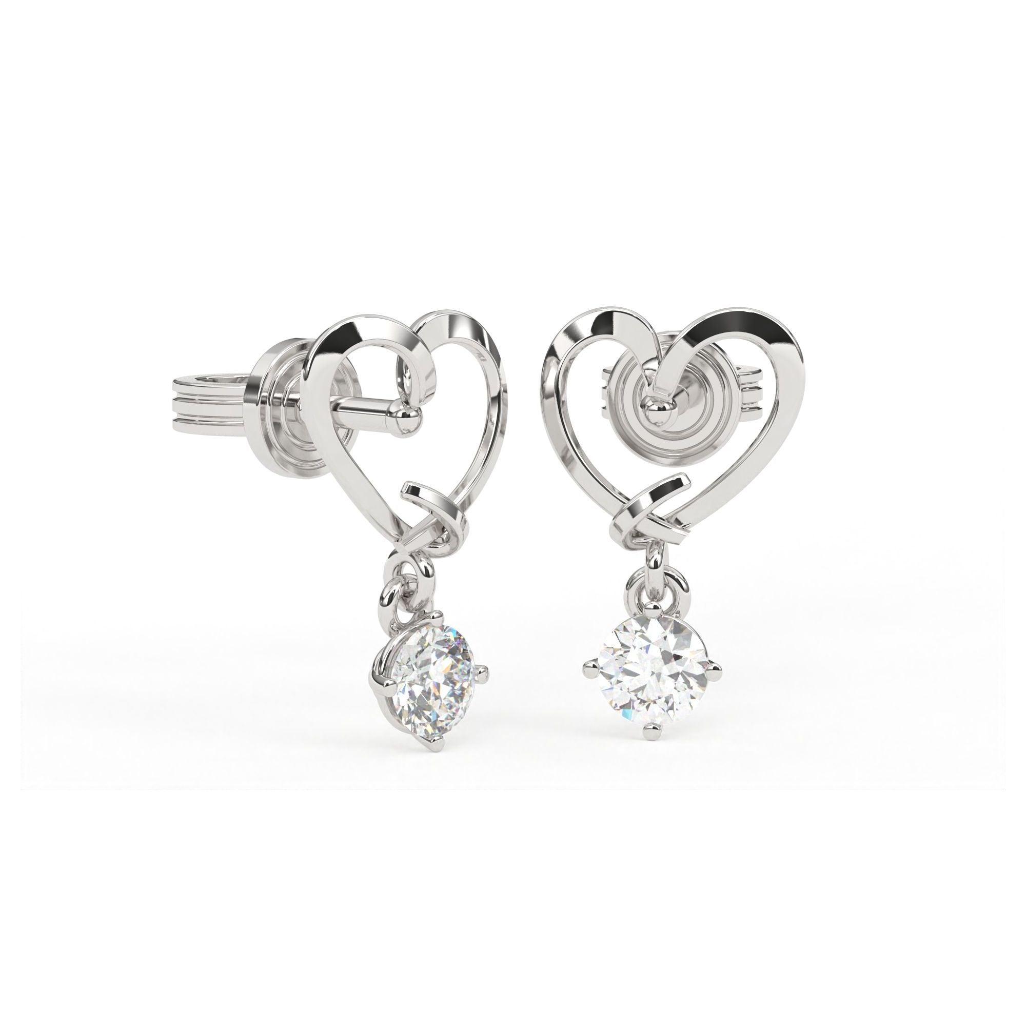 Flipkart.com - Buy GIVA 925 Sterling Silver Heart earrings Silver Hoop  Earring for women stylish Silver Hoop Earring Online at Best Prices in India